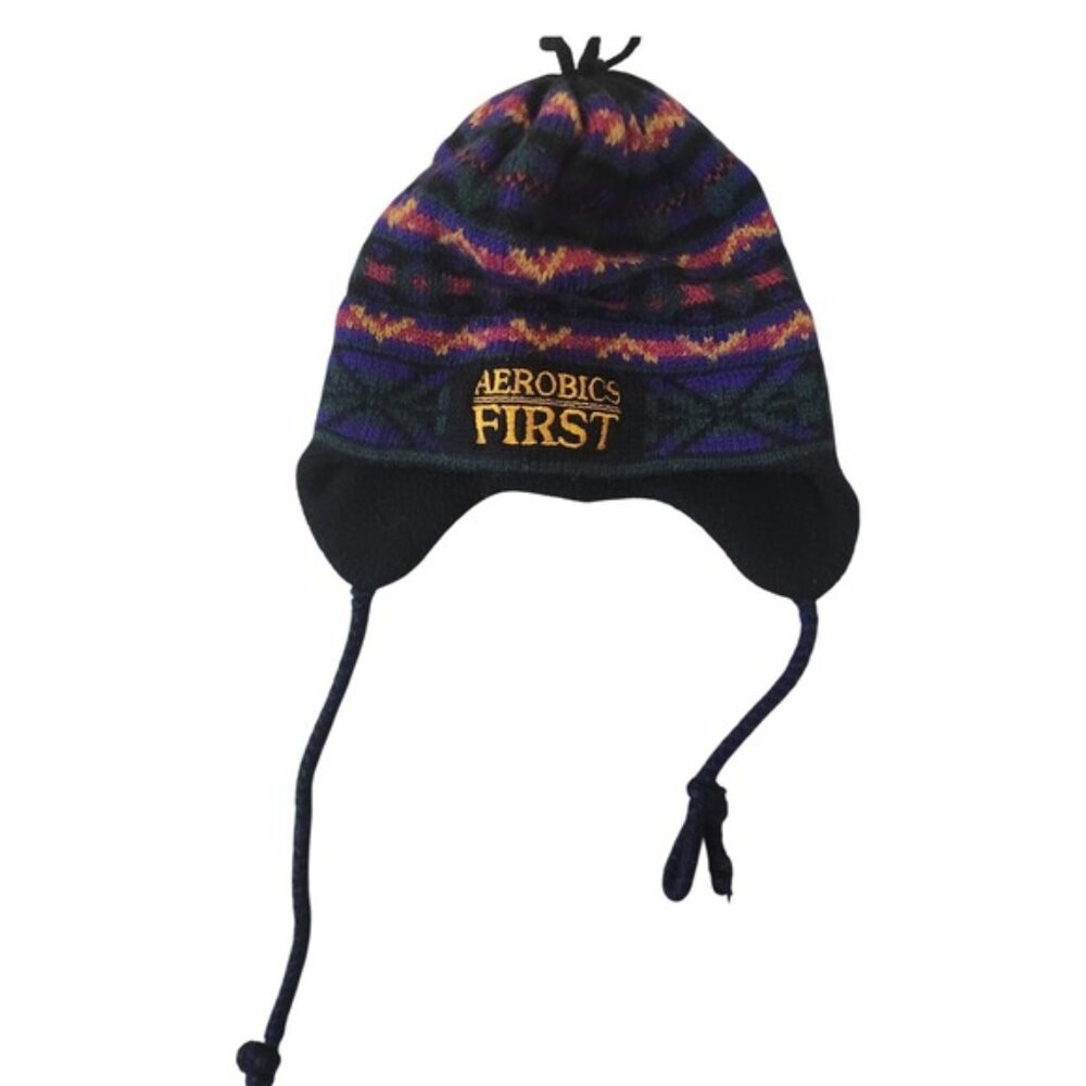 Merkley Headgear Vintage Wool Blend Trapper Hat Aerobics‎ First Winter